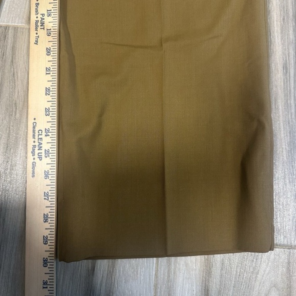 NWT Banana Republic Wool Straight 16 Pants Brown Tailored Career Minimalist - Picture 8 of 10